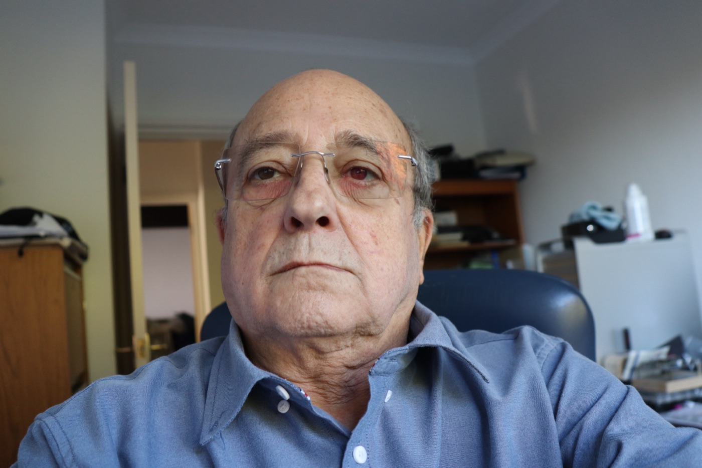 Vincent Coen at his desk, September 2026